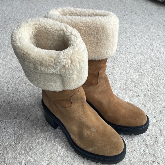 🆕MARC FISHER Willoe Cuff Boots - Picture 1 of 15